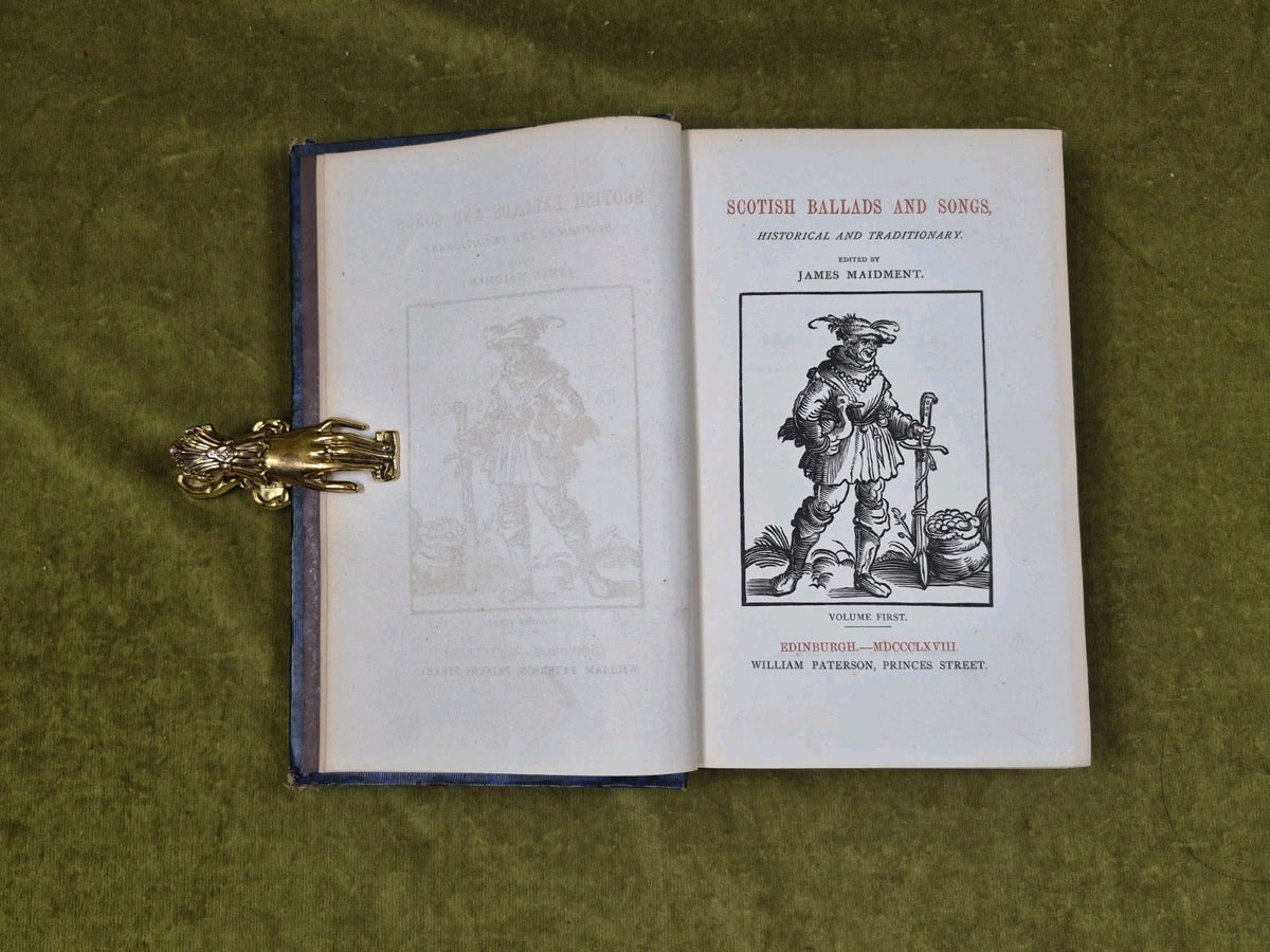 Scottish Ballads & Songs Historical & Traditionary in 2 Vols James Maidment 18685