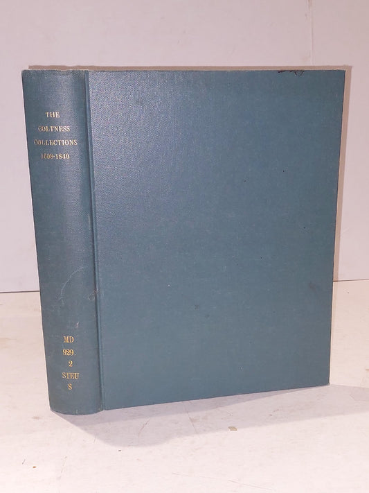 Maitland Club, The Coltness collections, M.DC.VIII.M.DCCC.XL (1842) Hb Book0