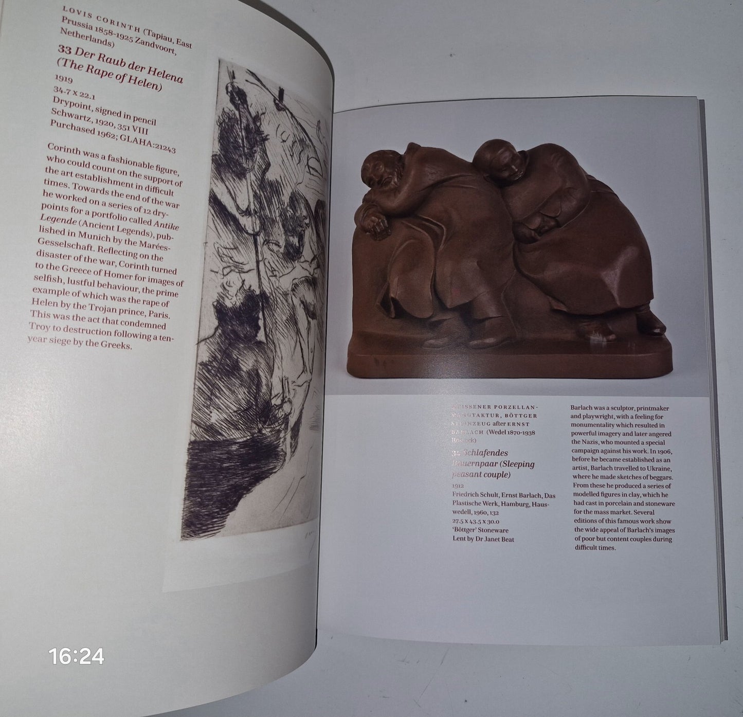 THE GERMAN REVOLUTION: EXPRESSIONIST PRINTS 2019 PAPERBACK. VGC. 4