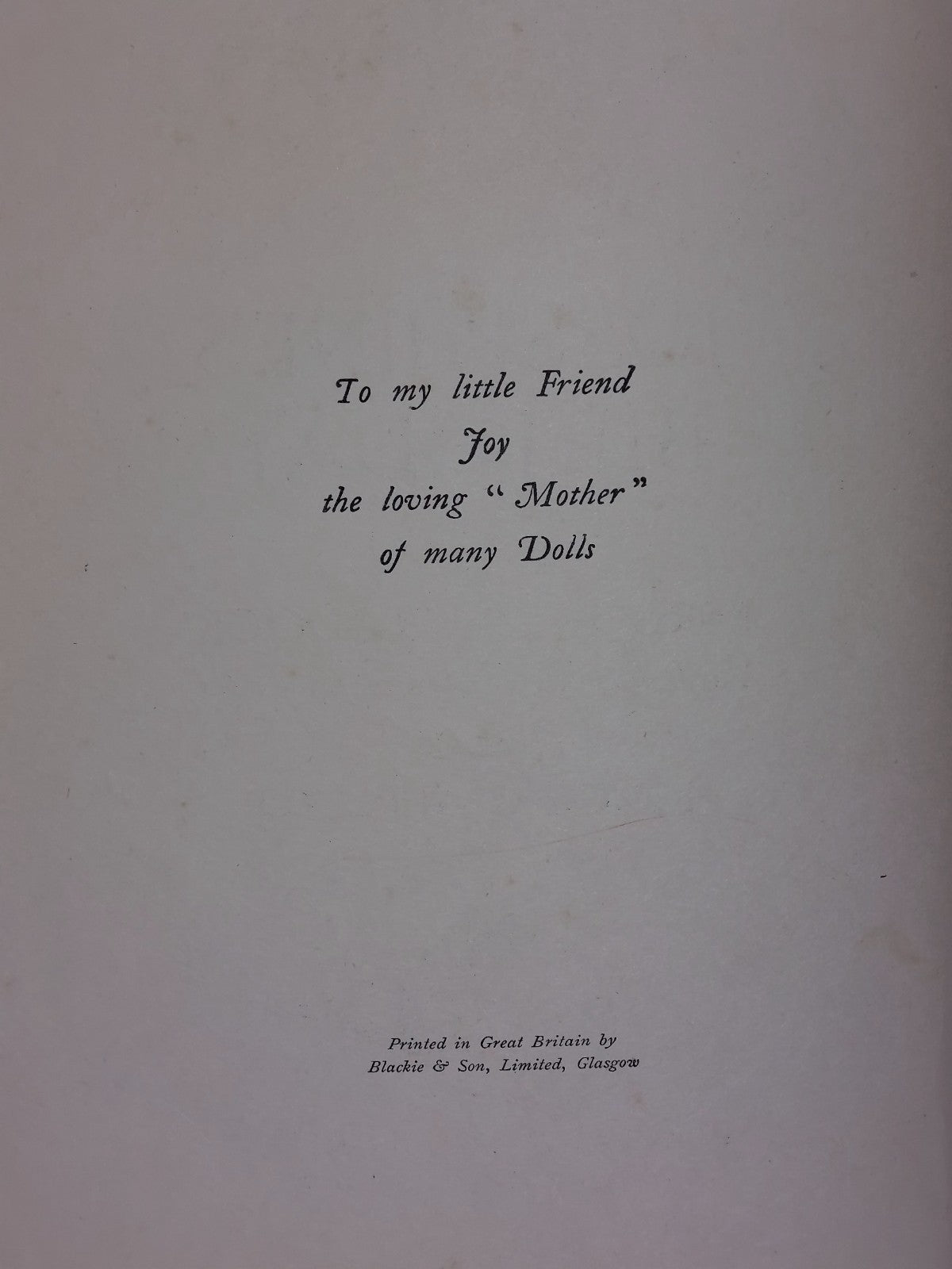 Josephine's Birthday By Mrs. Cradock (C. 1920)5