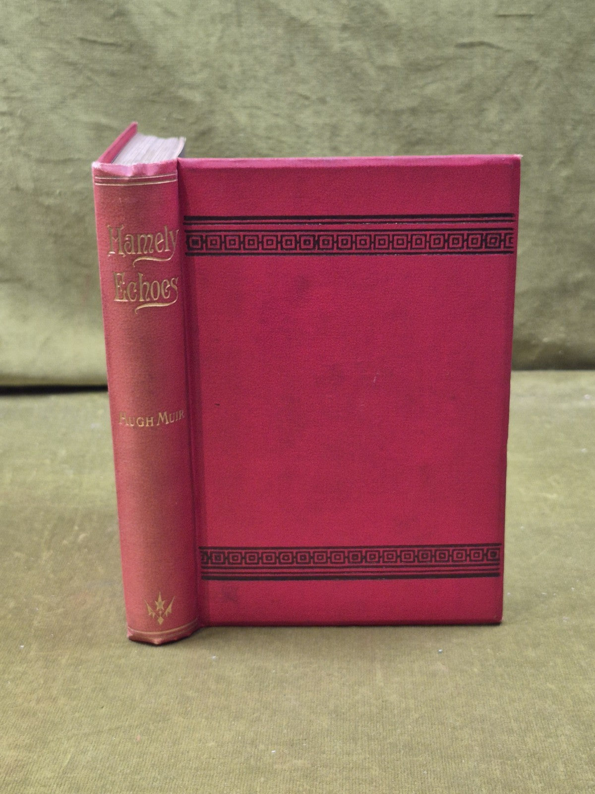 Hamely Echoes from An Auld Toun by Hugh Muir , Aird and Coghill 1899 1st HB0