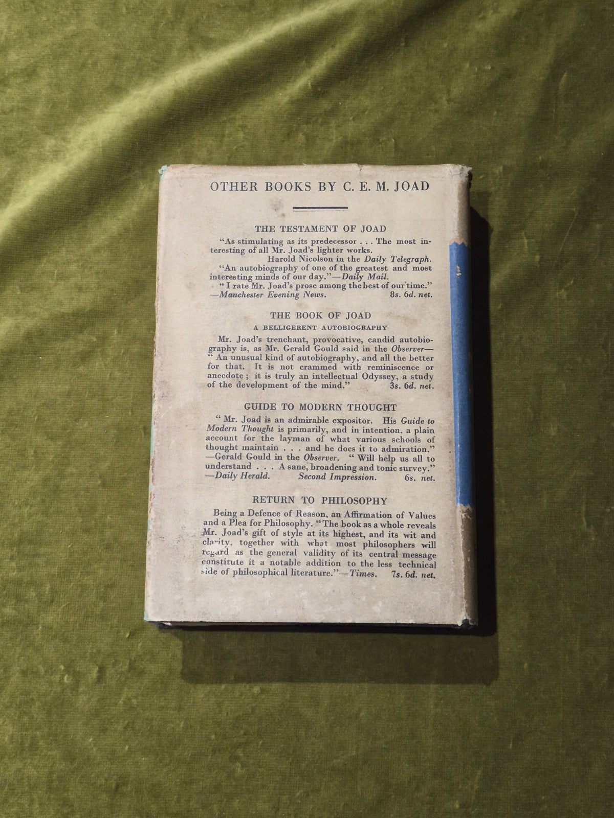 Guide to Modern Wickedness (C. E. M.Joad - 1939)1