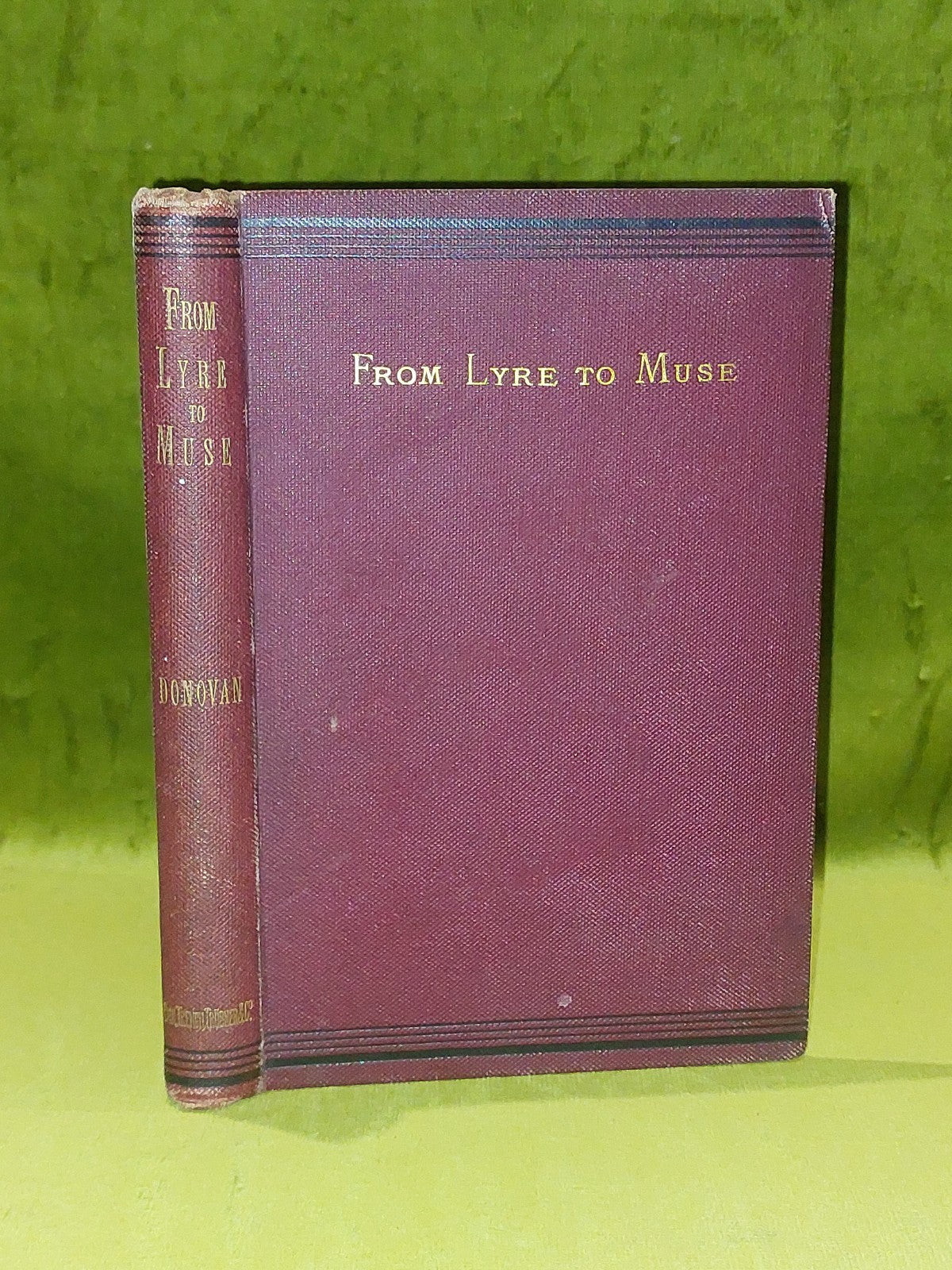 From Lyre to Muse: A History of the Aboriginal Union of Music (1890) J. Donovan0