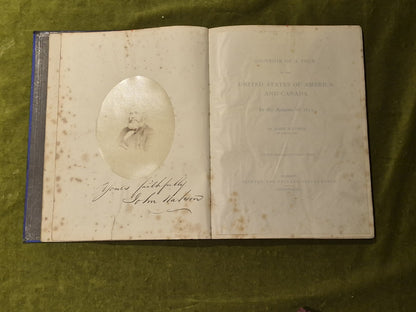 John Watson Souvenir of a tour Egypt Palestine Syria America Canada 1872 Signed6