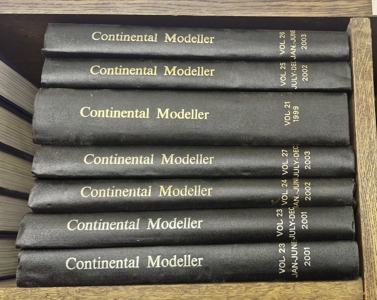 continental modeller magazine Bound Volumes 21 23 24 25 26 27 1999 - 20030