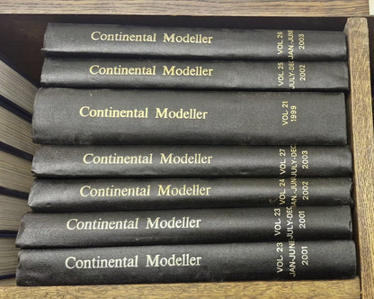 continental modeller magazine Bound Volumes 21 23 24 25 26 27 1999 - 20030