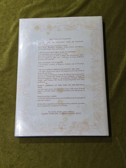 Old Series Of Ordnance Survey Maps Of England and Wales Vol 8 VIII HB DJ 19911