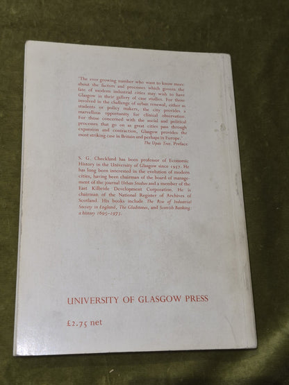 The Upas Tree Glasgow 1875-1975 S G Checkland PB2