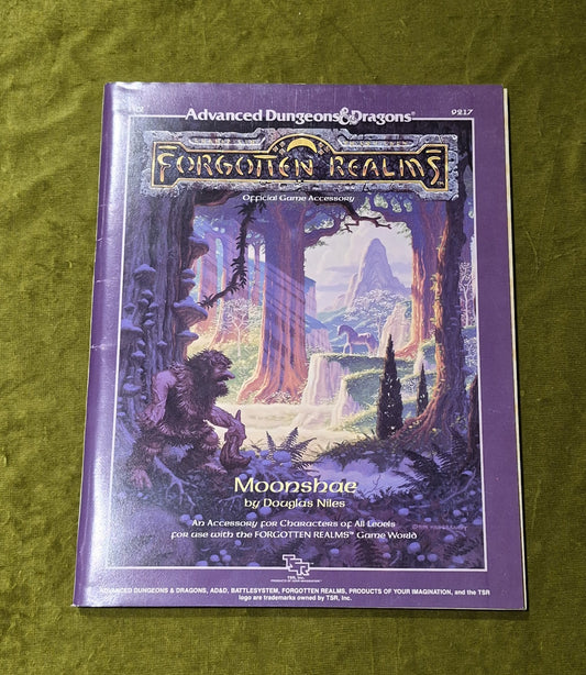 Advanced Dungeons & Dragons Forgotten Realms Moonshae Tsr 92170