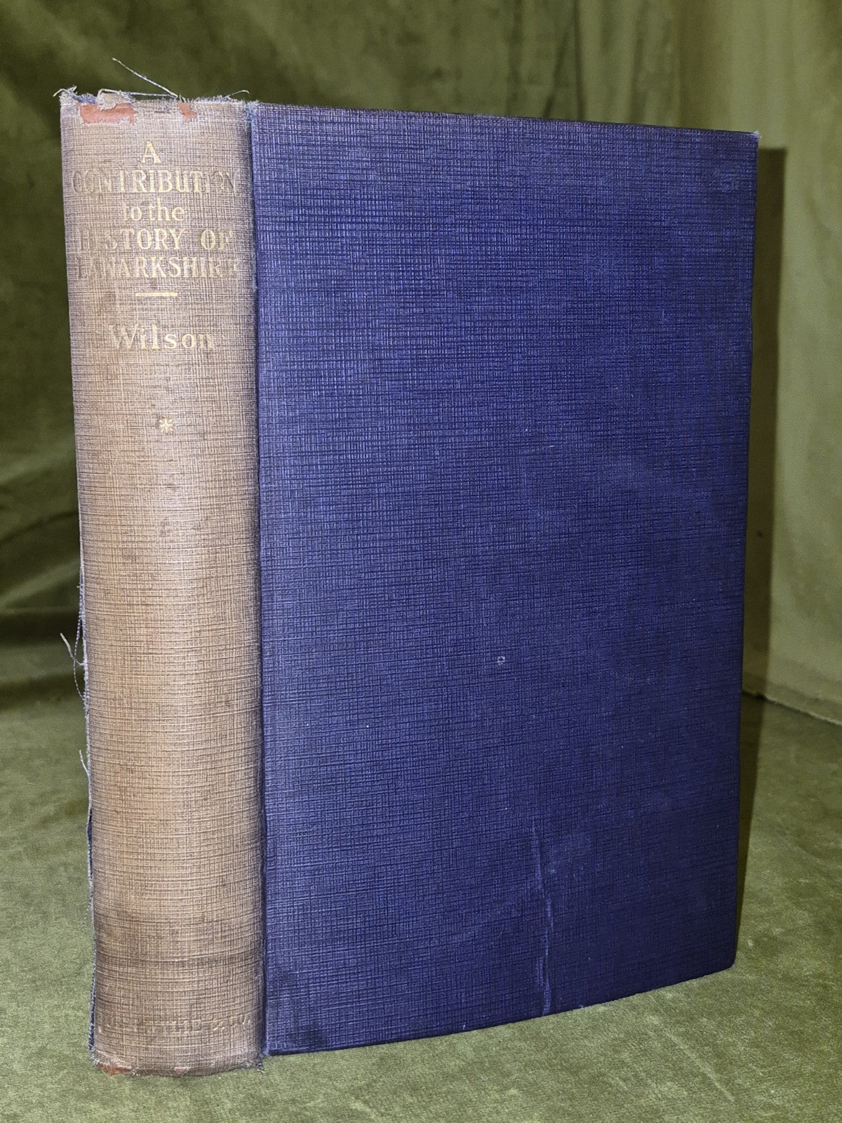 A Contribution to the History of Lanarkshire James Alexander Wilson 19360