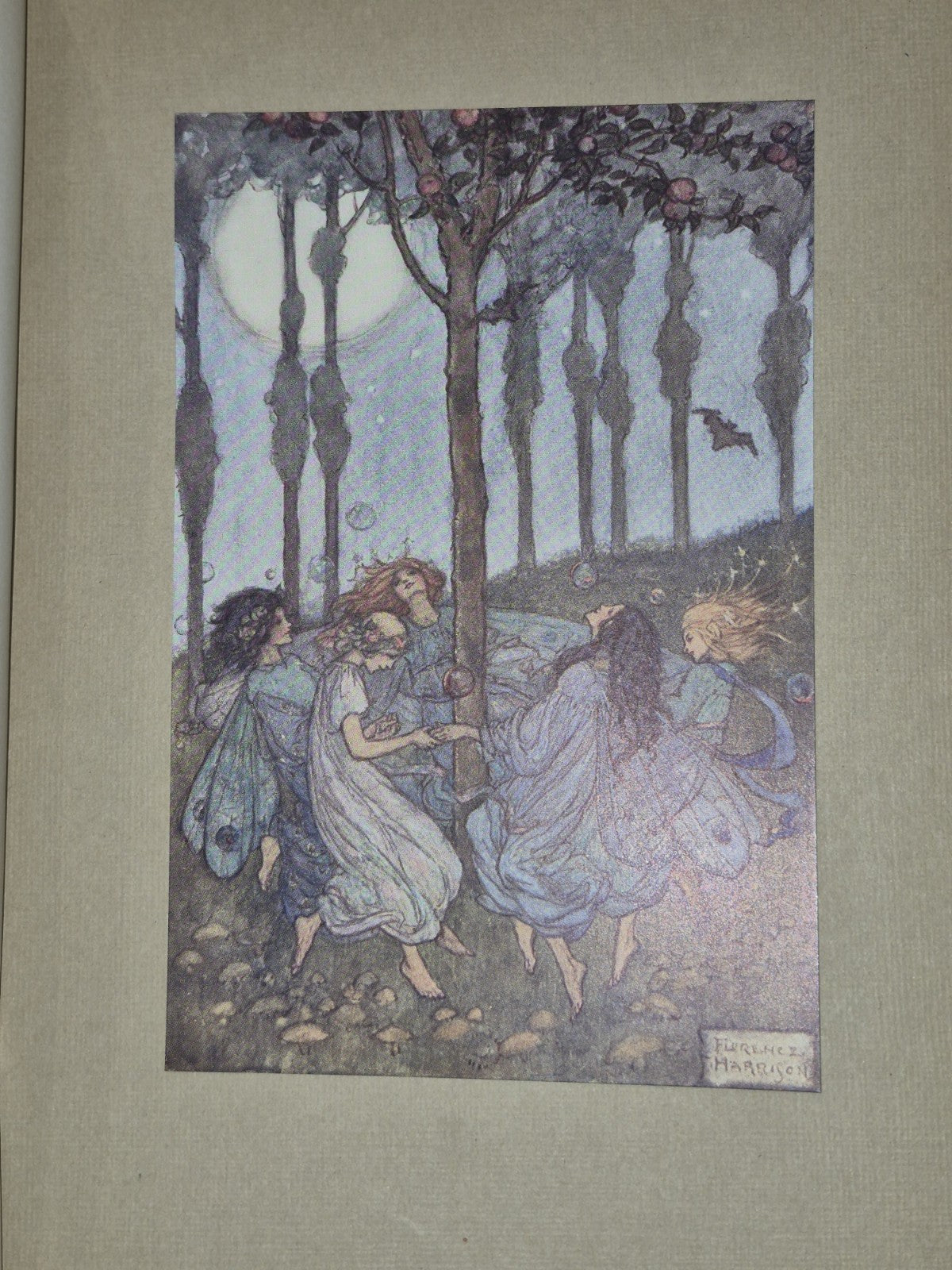 ELFIN SONG By Florence Harrison Undated Edn circa 1912 with 12 colour plates7
