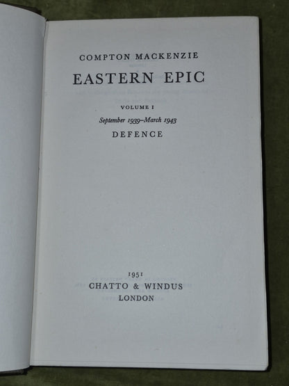 Compton MacKenzie Vol 1 Eastern Epic (1951)6
