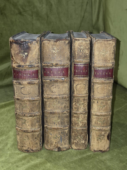 The Lucubrations Of Isaac Bickerstaff 4 Volumes 1711-c17201