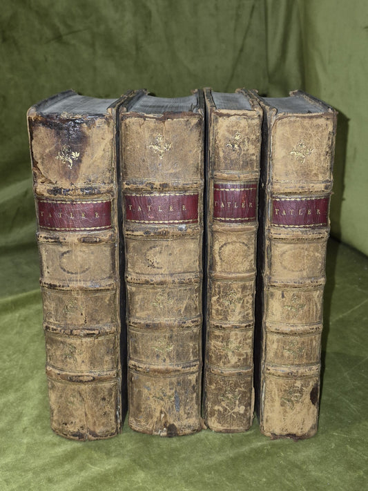 The Lucubrations Of Isaac Bickerstaff 4 Volumes 1711-c17201