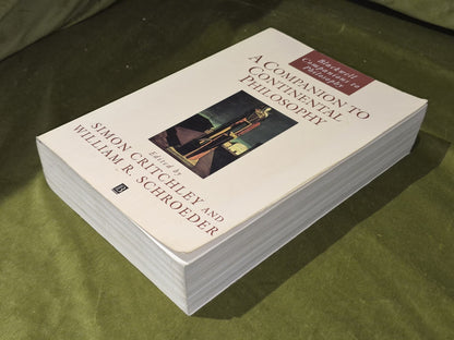 A Companion to Continental Philosophy (1999) Critchley, Schroder2
