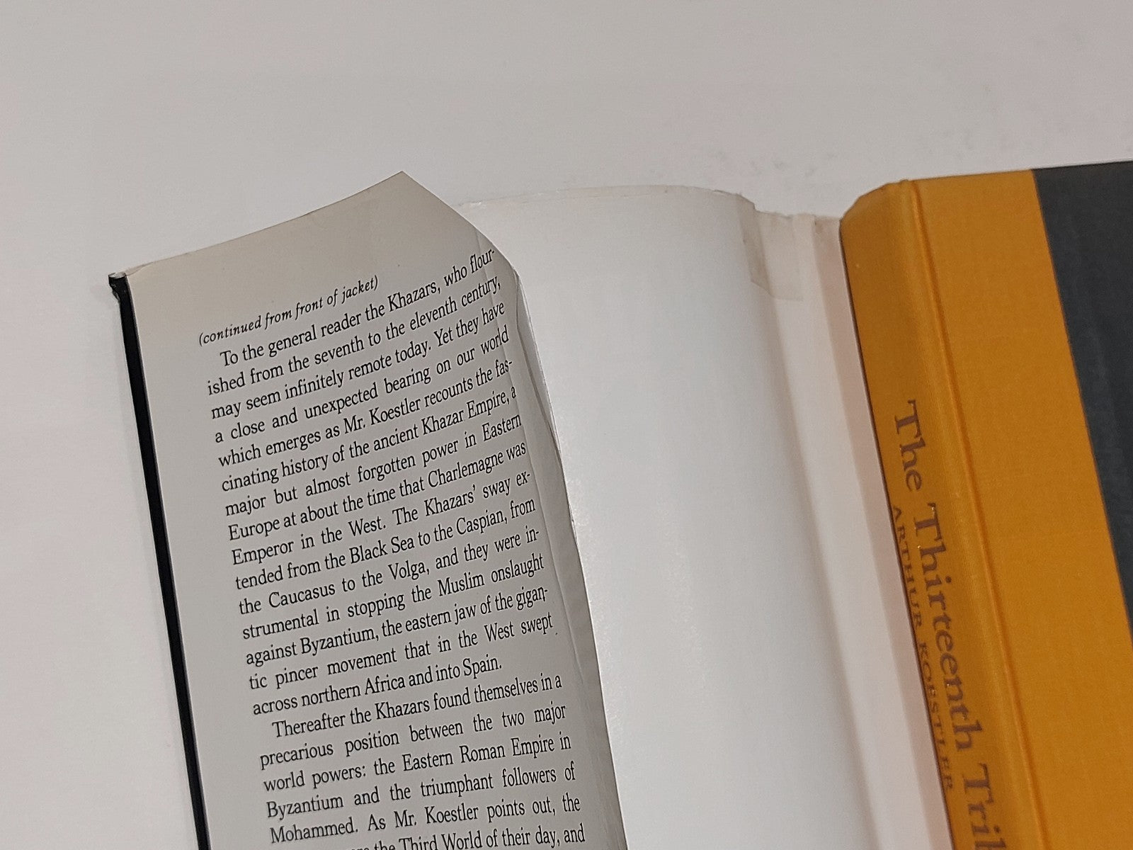 The Thriteenth Tribe By Arthur Koestler (1976) [Random House, NY] 1st Ed Hb Book4