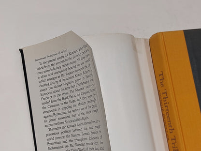 The Thriteenth Tribe By Arthur Koestler (1976) [Random House, NY] 1st Ed Hb Book4