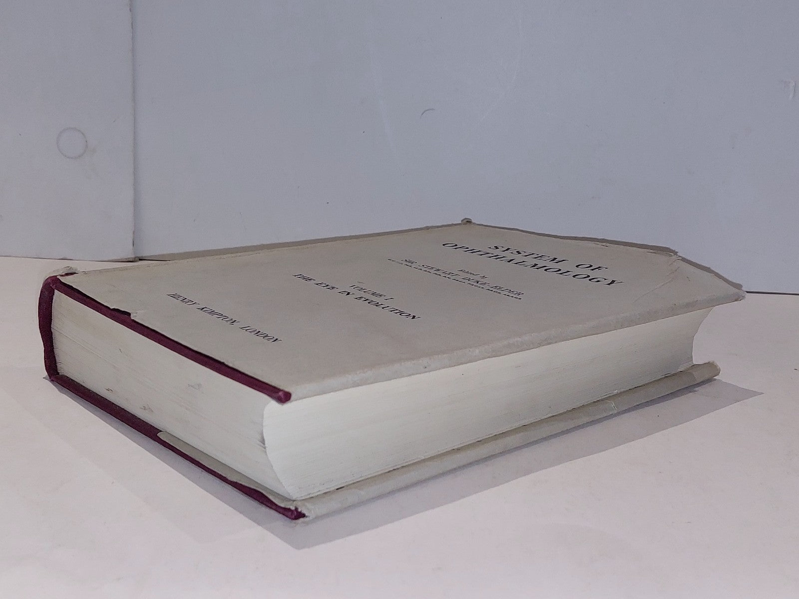 System Of Ophthalmology By Sir Stewart Duke-Elder Vol 1 [Henry Kimpton] Hb Dj7