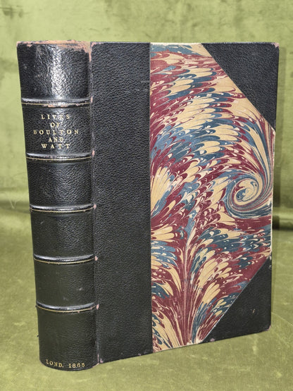 1865 Lives of Boulton and Watt First Edition Leather Binding Illustrated0