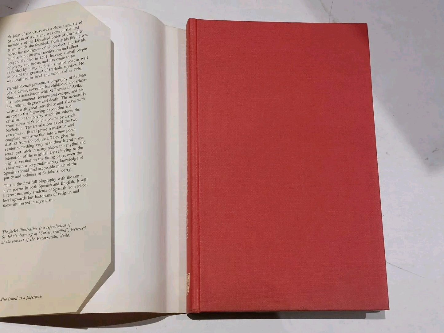 St John of the Cross: His Life and Poetry by Gerald Brenan (Hardcover, 1973)4