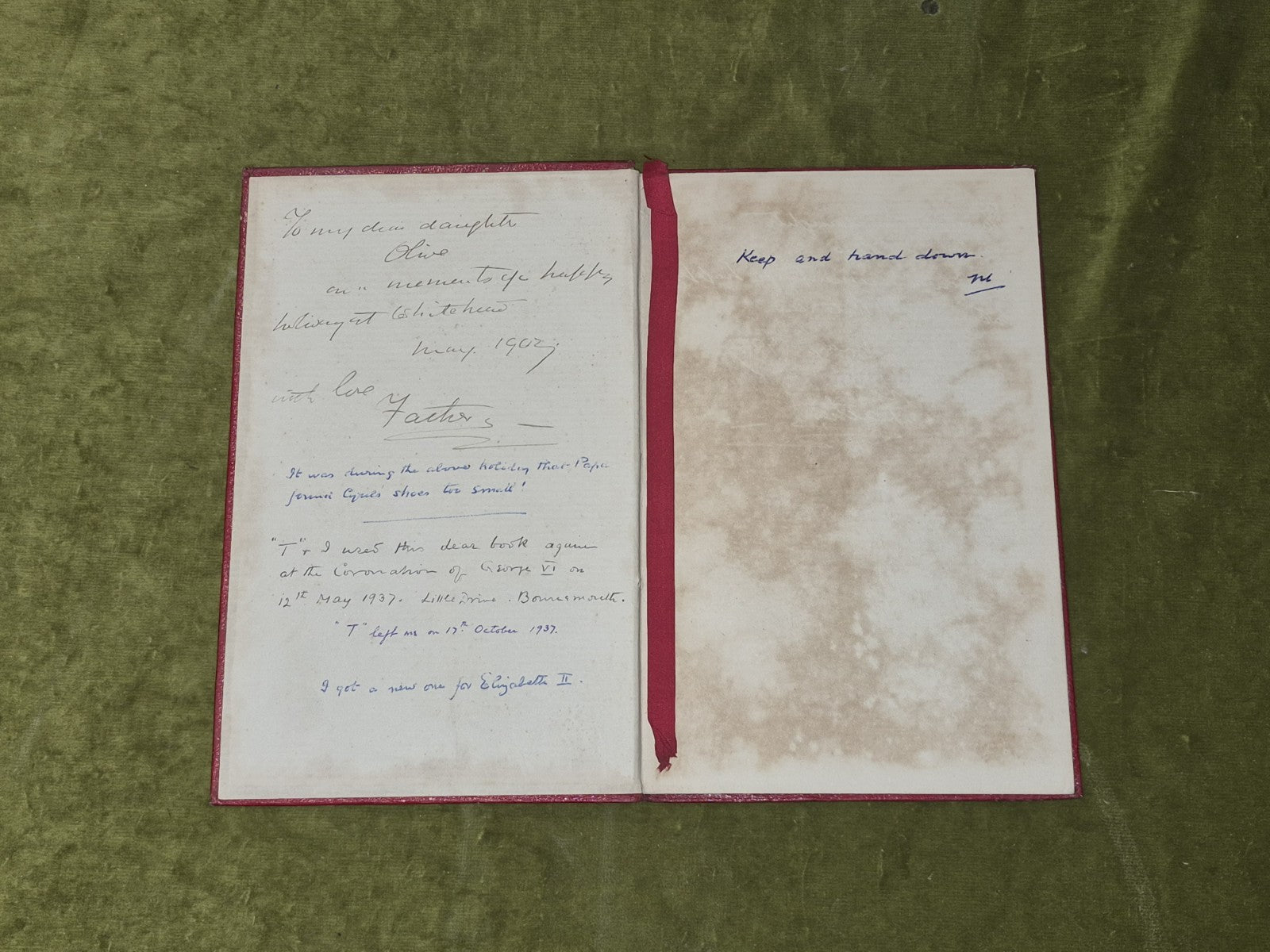 Form & Order Coronation Service King Edward VII Queen Alexandra - H. Frowde 19023