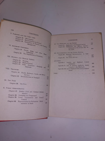 Highland Reconstruction by H. F. Campbell 1920 First Edition 3