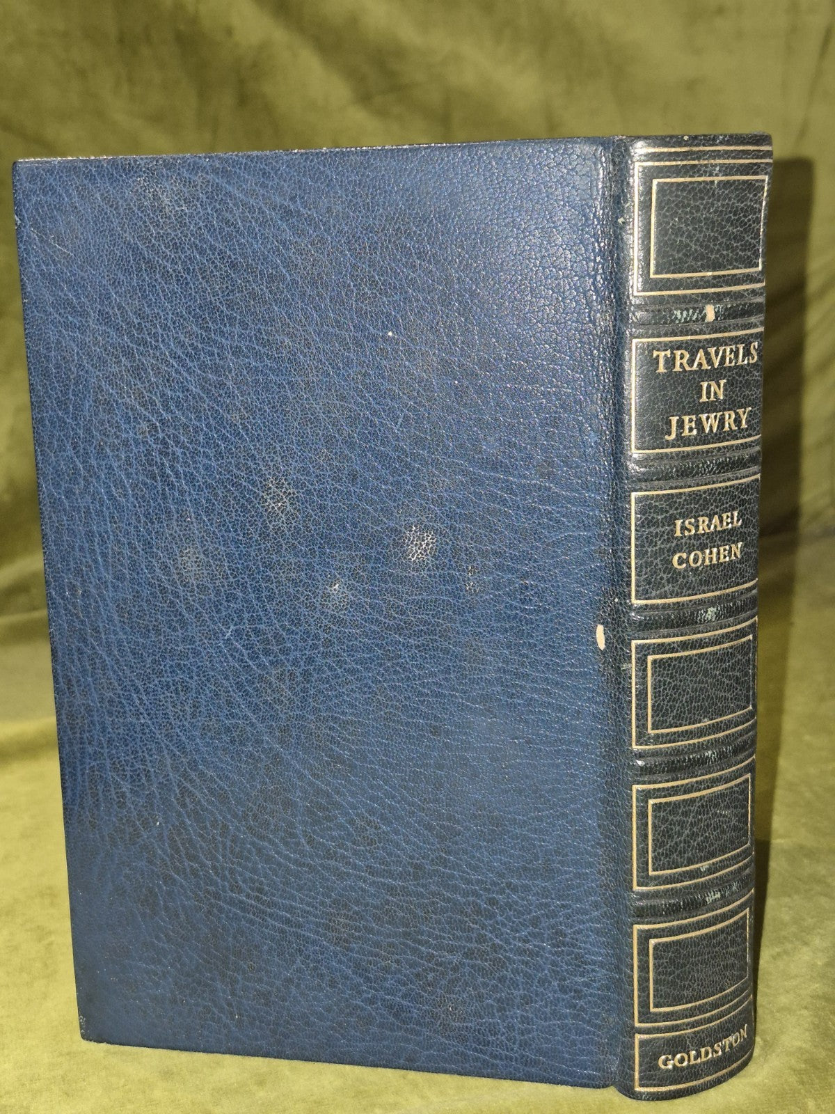 Travels In Jewry ~ Israel Cohen 1952 Limited SIGNED Leather Bound 1st Edition4