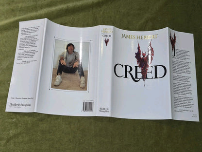 Creed - SIGNED by James Herbert , Hodder & Stoughton 1990 1st HB DJ3
