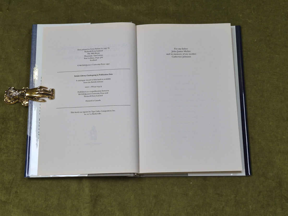 An Enlightenment Tory in Victorian Scotland - Michael Michie, Tuckwell 1997 w DJ4