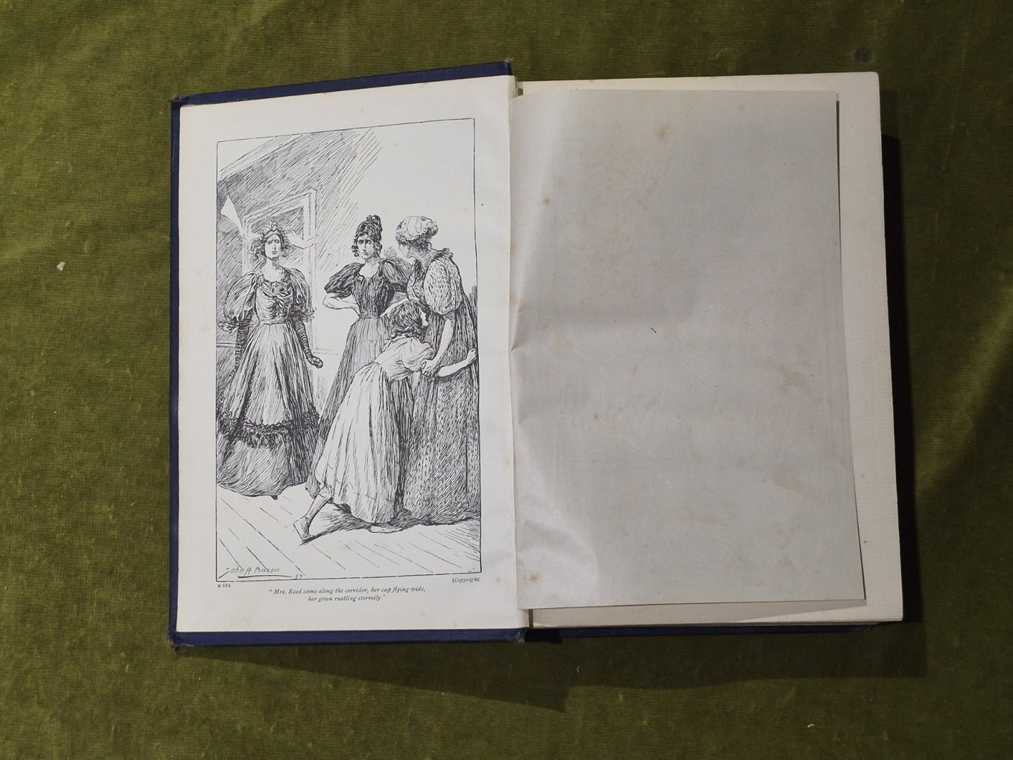 Jane Eyre - Charlotte Bronte - Vintage Gresham Hardback illus. John H Bacon4
