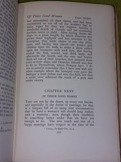 Essays Of Montaigne Charles Cotton (1923) Complete 5 Volumes Navarre Society 16