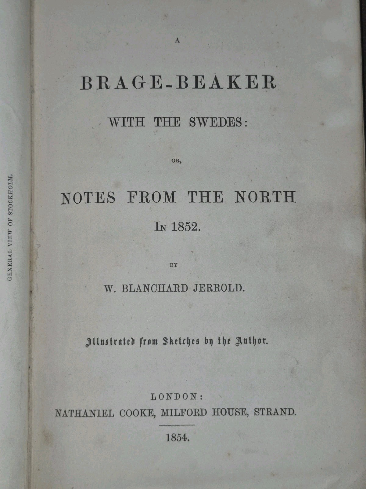 A Brage-Beaker Swedes North Blanchard Jerrold Nathaniel Cooke 18545
