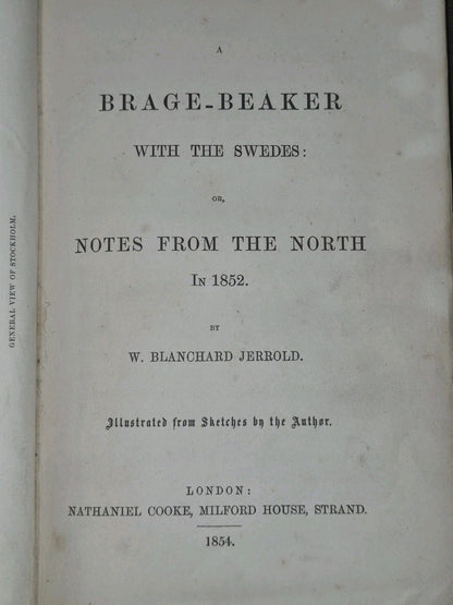 A Brage-Beaker Swedes North Blanchard Jerrold Nathaniel Cooke 18545