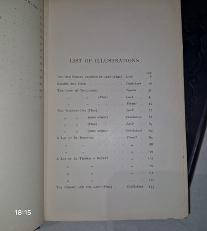 The Ingoldsby Legends (or Mirth and Marvels) 88th Edition - 1894 3 Volume Set14