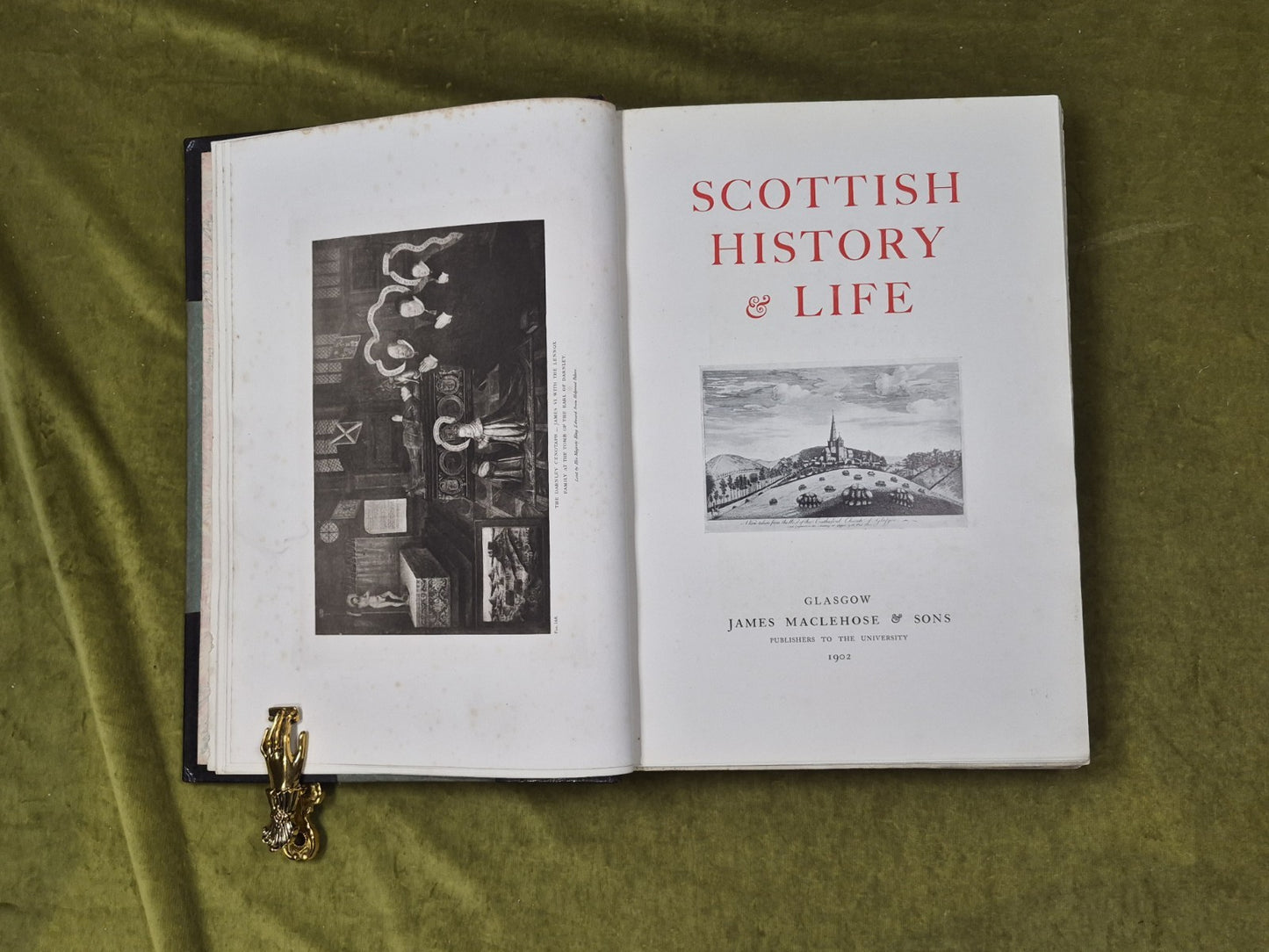 Scottish History & Life - James Maclehose 1902 Half-Leather4