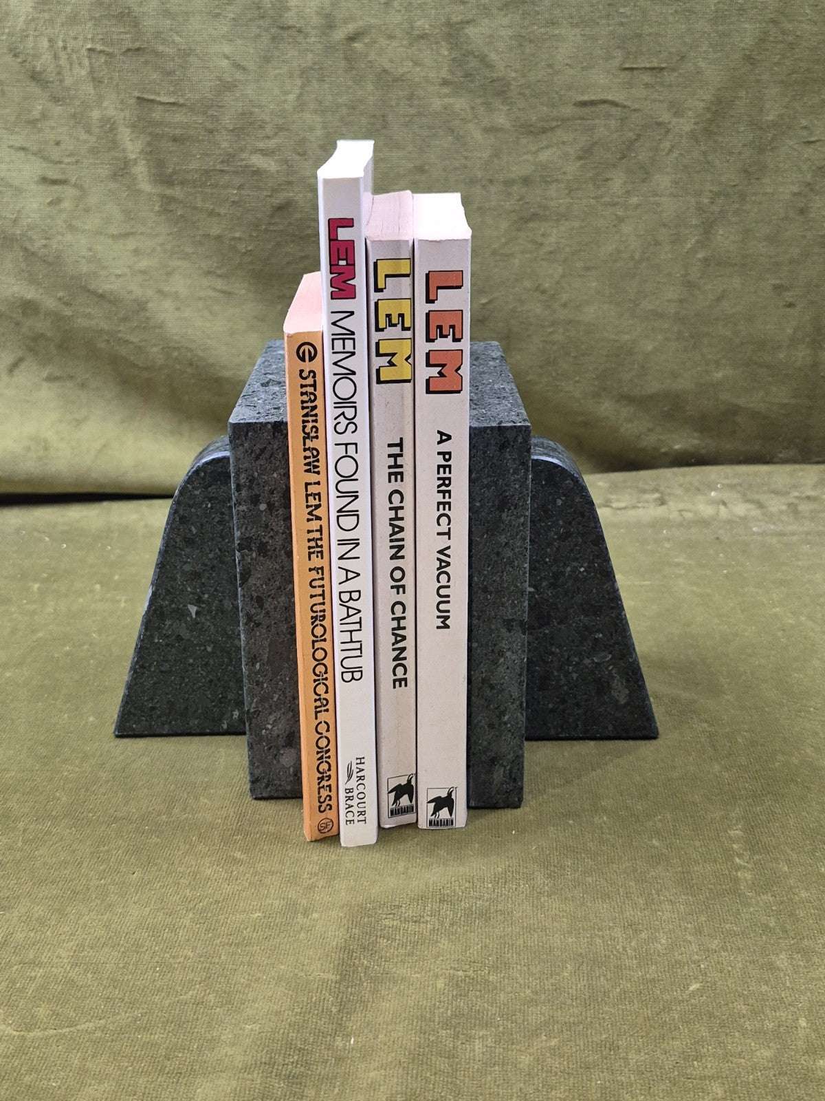 4 Stanislaw Lem Books: Futorological Congress, Chain of Chance, Bathhtub, Vacuum2