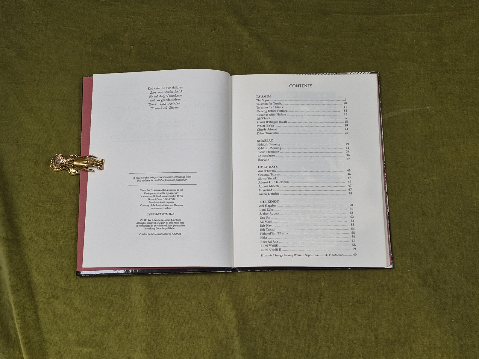 Selected Sephardic Chants - Abraham Lopez Cardozo , Tara 1991 1st HB3