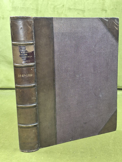1889 EXTRACTS FROM THE RECORDS OF THE ROYAL BURGH OF STIRLING A.D. 1667-17520