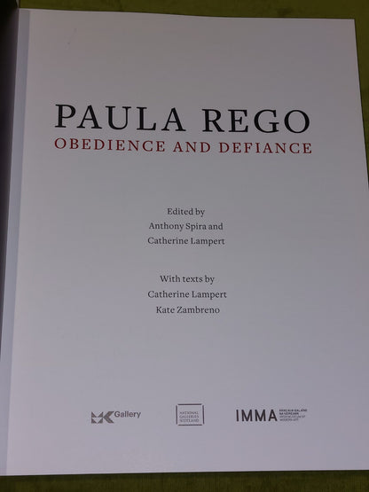 Paula Rego: Obedience and Defiance - A. Spira,  Catherine Lamprey, Kate Zambreno3