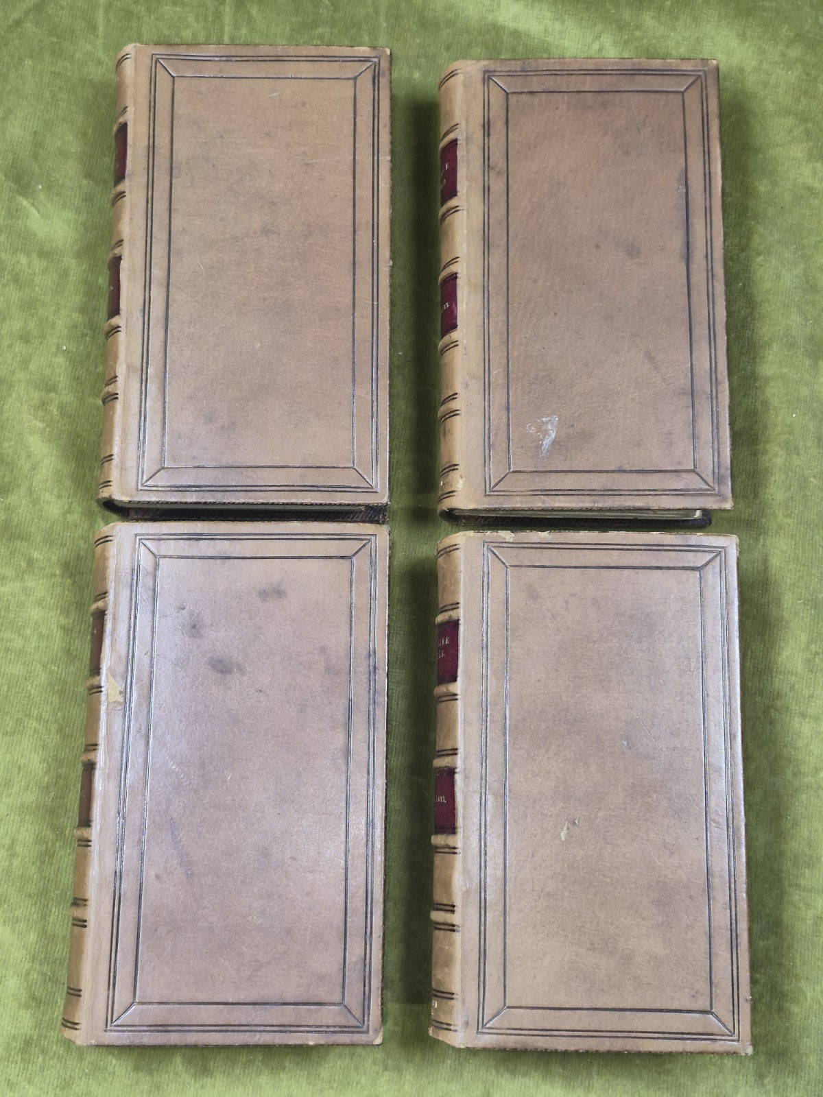 T Smollett Peregrine Pickle Humphry Clinker Roderick Random 1815 Set Leather3