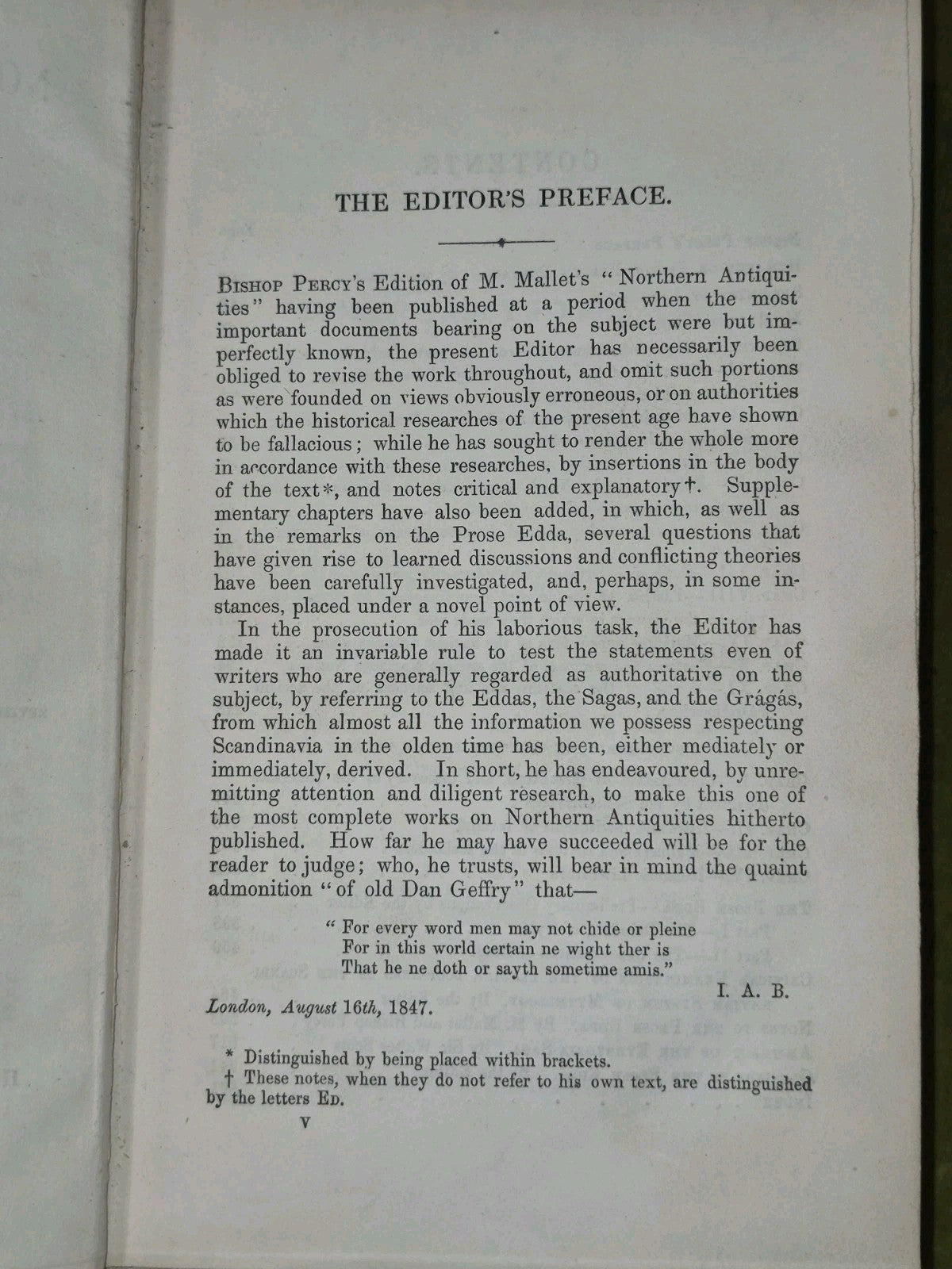 Northern Antiquities Ancient Scandinavians Mallet Blackwell Walter Scott 18476