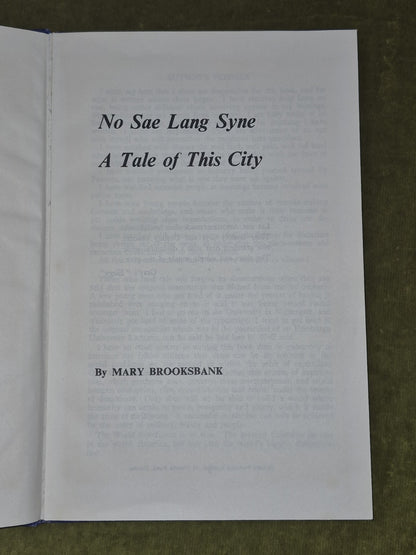 Mary Brooksbank Dundee No Sae Lang Syne A Tale of this City Communism Socialism 2