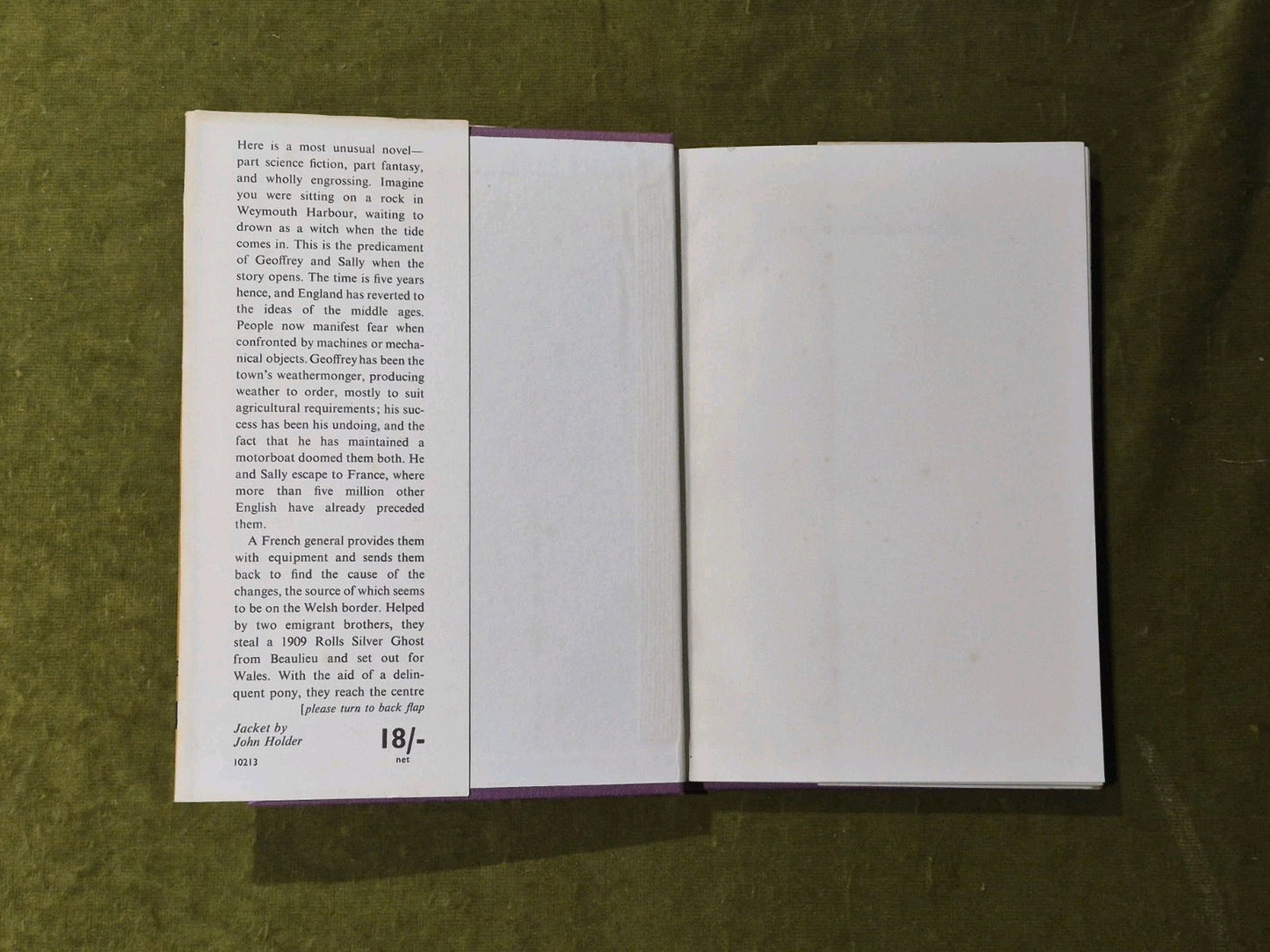 The Weathermonger - Peter Dickinson - Gollancz 1st Edition - NEAR FINE3