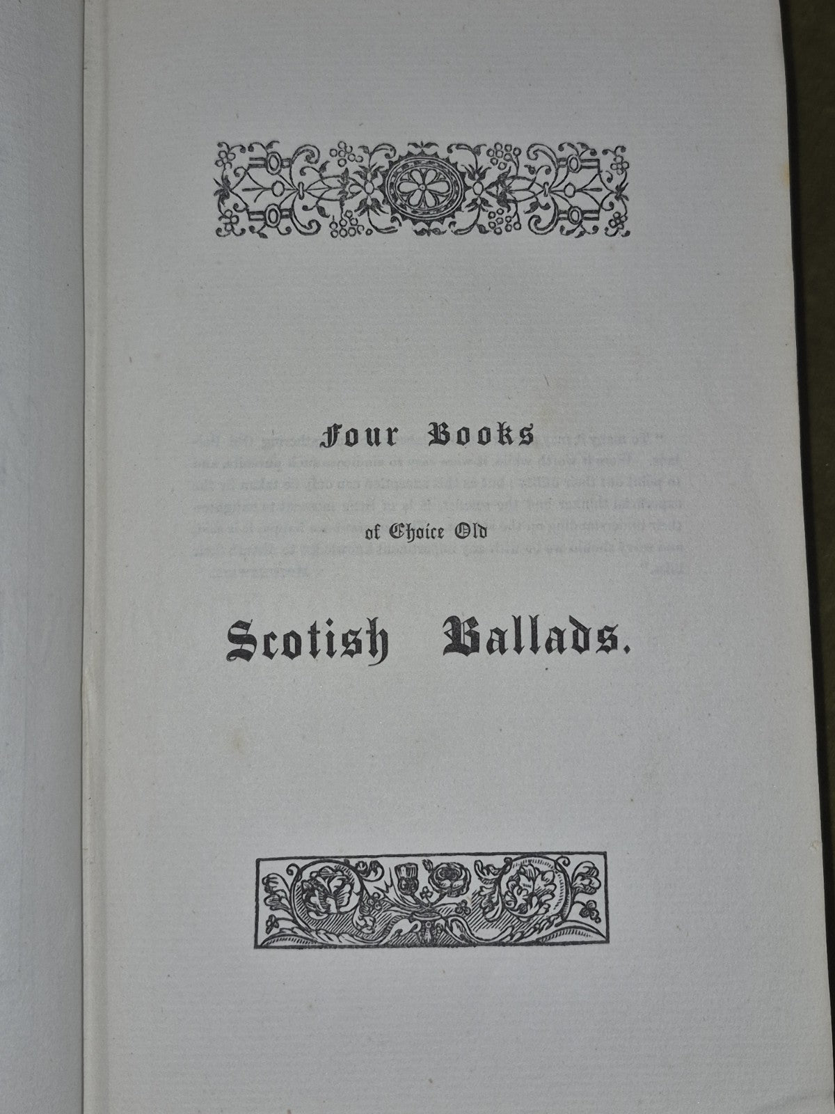 Four Books of Choice Old Scotish Ballads 1868 Thomas George Stevenson Limited6