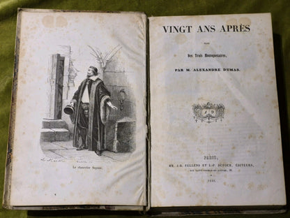 Vignt Ans Apres (Twenty Years After) - Alexandre Dumas 1846 HC Vellum6