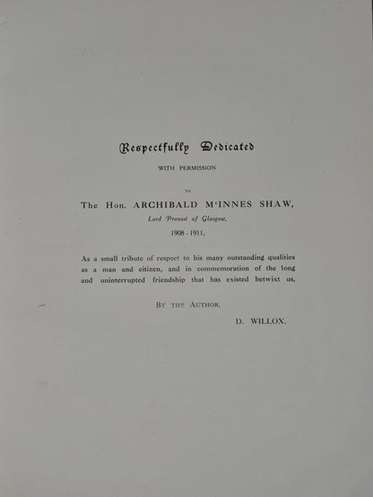 Members of the Glasgow Corporation 1907-1910 Poetical Sketch David Willox 4