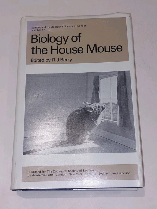 Biology Of The House Mouse By R. J. Berry (1981) Hb Book0