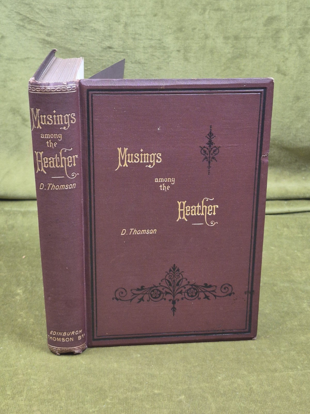 Musings Among the Heather - David Thomson 1881 HB Scottish Poems0