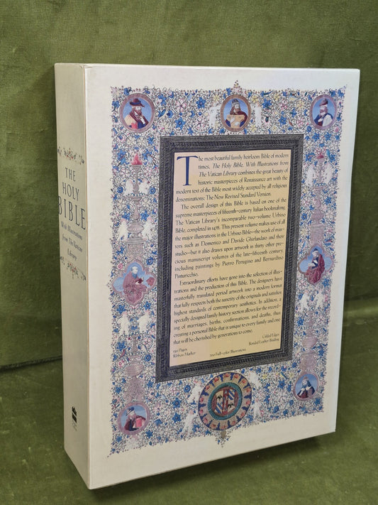Holy Bible With Illustrations From The Vatican Library, 1995 HC First Edition1