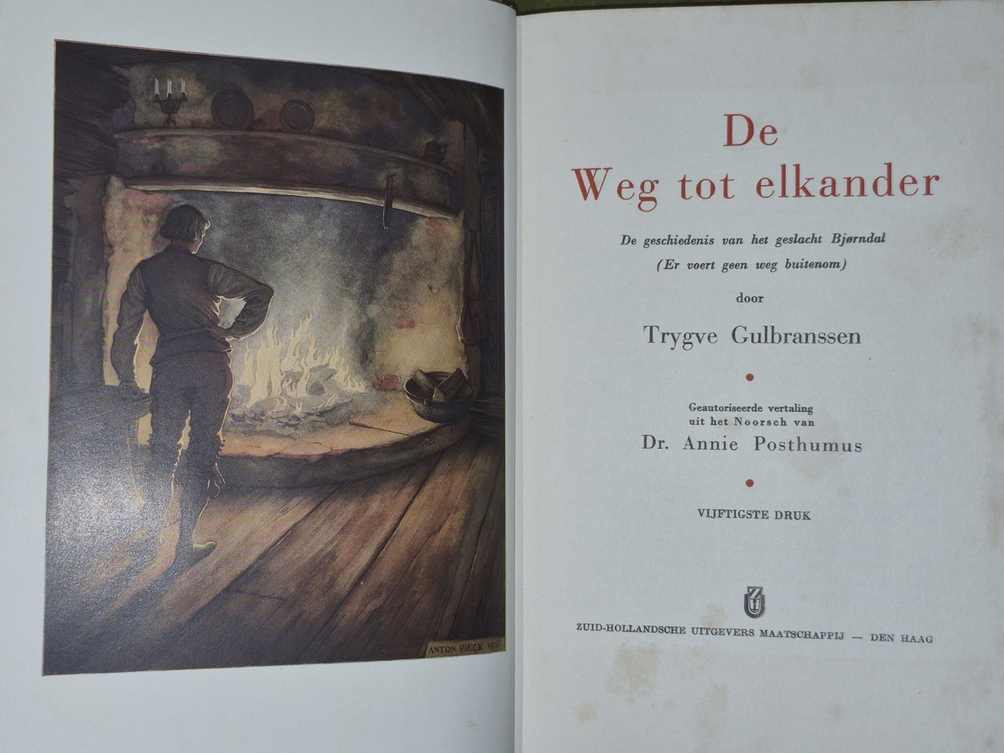 De geschiedenis van het geslacht Bjorndal 3 Vols c1936 Gulbranssen Trilogy HC5